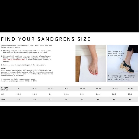 Sandgrens Morocco Clog Sandal size 37 Red 2 5/8” heel - Picture 9 of 9